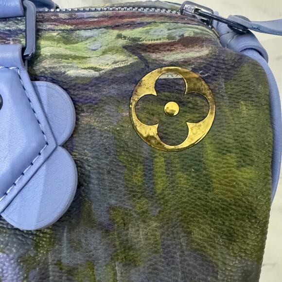 Louis Vuitton Monet Speedy Masters Collection Jeff Koons leather art bag LV Gold - Picture 9 of 15